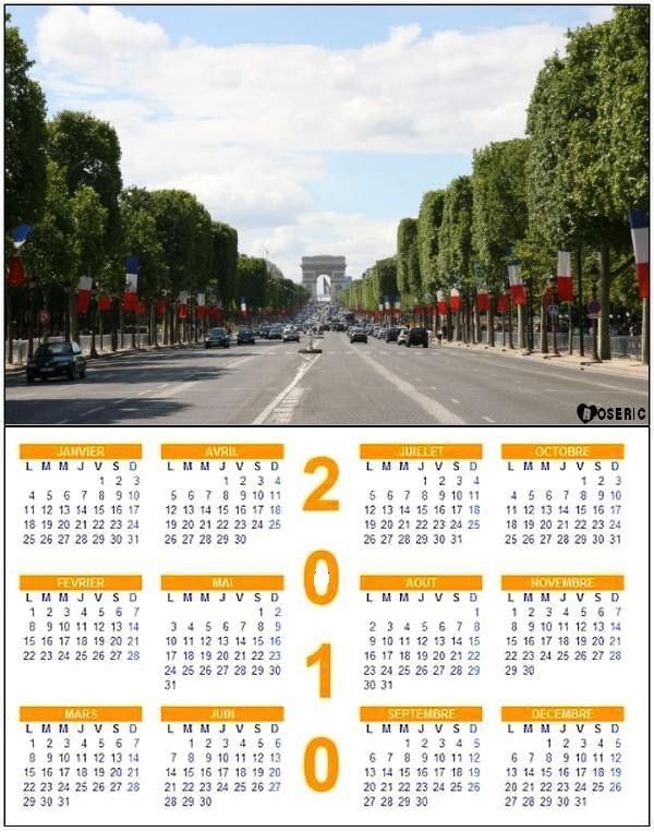 Calendriers 2010 !!!